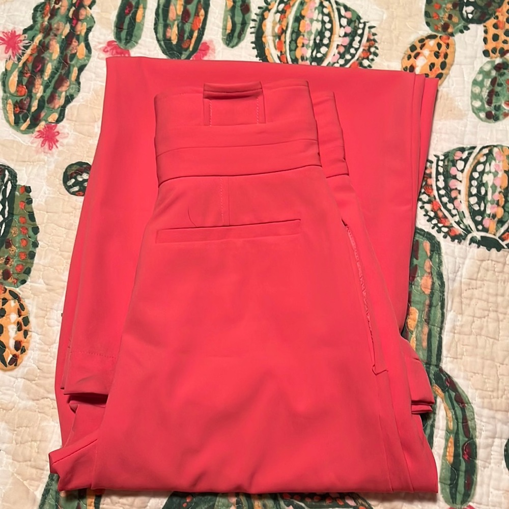 Pink wide leg pants